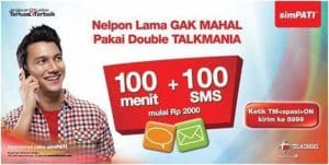 Cara TM simPATI Siang dan Malam
