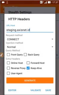 HTTP Headers Anonytun