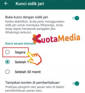 Cara Mengunci WhatsApp Menggunakan Fingerprint 8