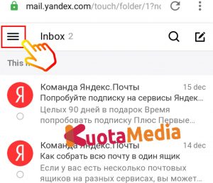 Cara Login Email Yandex Logout Email Di HP 16