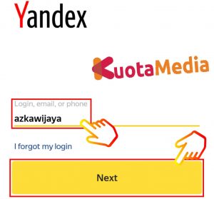 Cara Login Email Yandex Logout Email Di HP 3