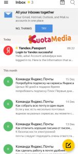 Cara Login Email Yandex Logout Email Di HP 7