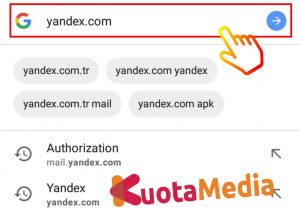 Cara Mengganti Password Email Yandex Di HP Via Browser 2