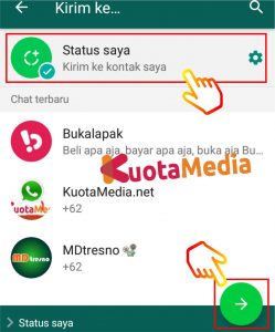 Cara Upload Status Lagu Musik di WhatsApp 26