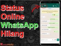 Cara Menghilangkan Status Tulisan Online Di Whatsapp