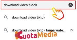 Cara Download Video Tiktok Tanpa Watermark tulisan tiktok Online 5