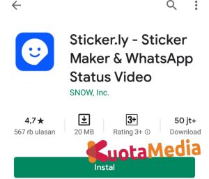 Daftar Aplikasi Pembuat Stiker Di Whatsapp 1