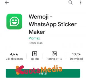 Daftar Aplikasi Pembuat Stiker Di Whatsapp 4