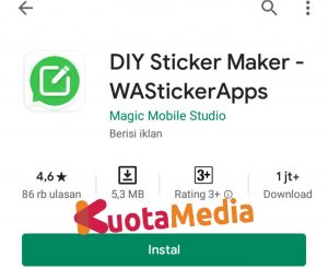Daftar Aplikasi Pembuat Stiker Di Whatsapp 8