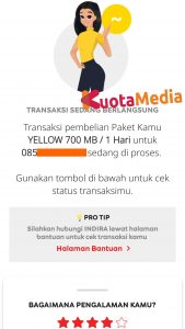 Cara Transfer Kuota Internet Indosat IM3 Mentari Melalui Aplikasi MyIM3 14