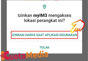 Cara Transfer Kuota Internet Indosat IM3 Mentari Melalui Aplikasi MyIM3 5
