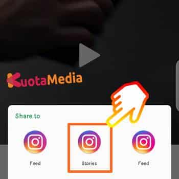Cara Membuat Story Instagram dari Postingan Video Orang 12