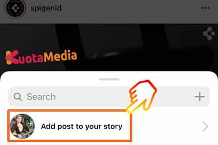Cara Membuat Story Instagram dari Postingan Video Orang 3