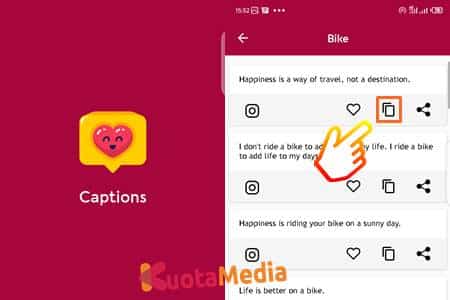 Cara Copy Paste Caption Instagram Dengan Tanpa Aplikasi 8