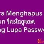 Cara Menghapus Akun Instagram Yang Lupa Password 3